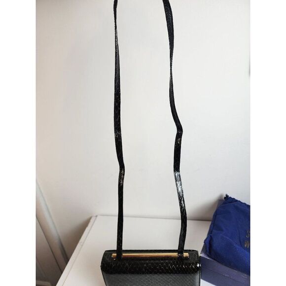 Vintage Stuart Weitzman Snake Skin Purse w/ Box - Picture 4 of 12